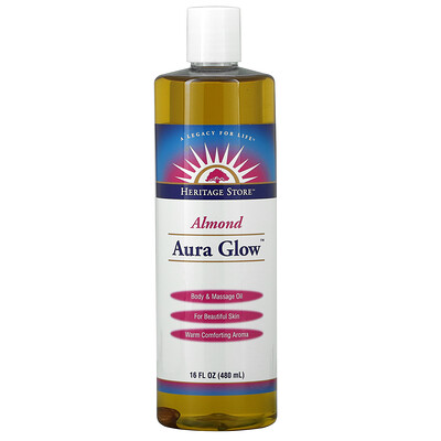 

Heritage Store Aura Glow Almond 16 fl oz (480 ml)
