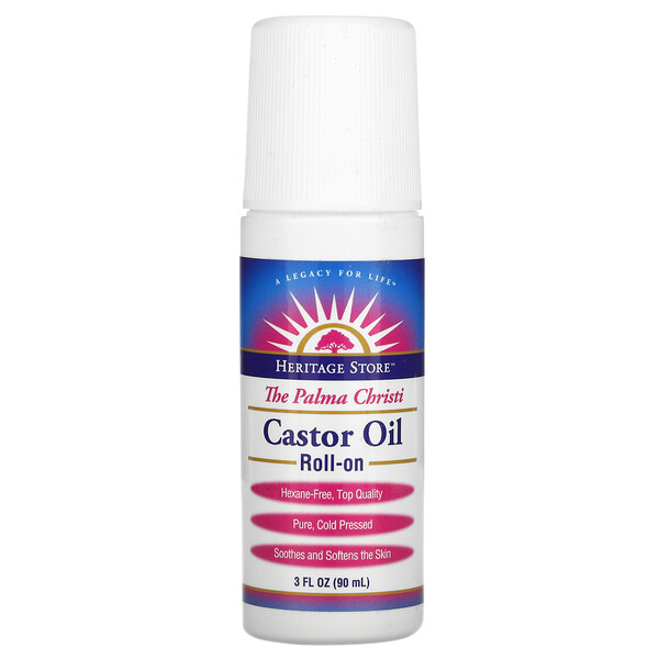 Castor Oil Roll-On, 3 fl oz (90 ml)