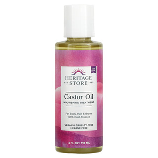 Heritage Store, Castor Oil, Nourishing Treatment, 4 fl oz (118 ml)