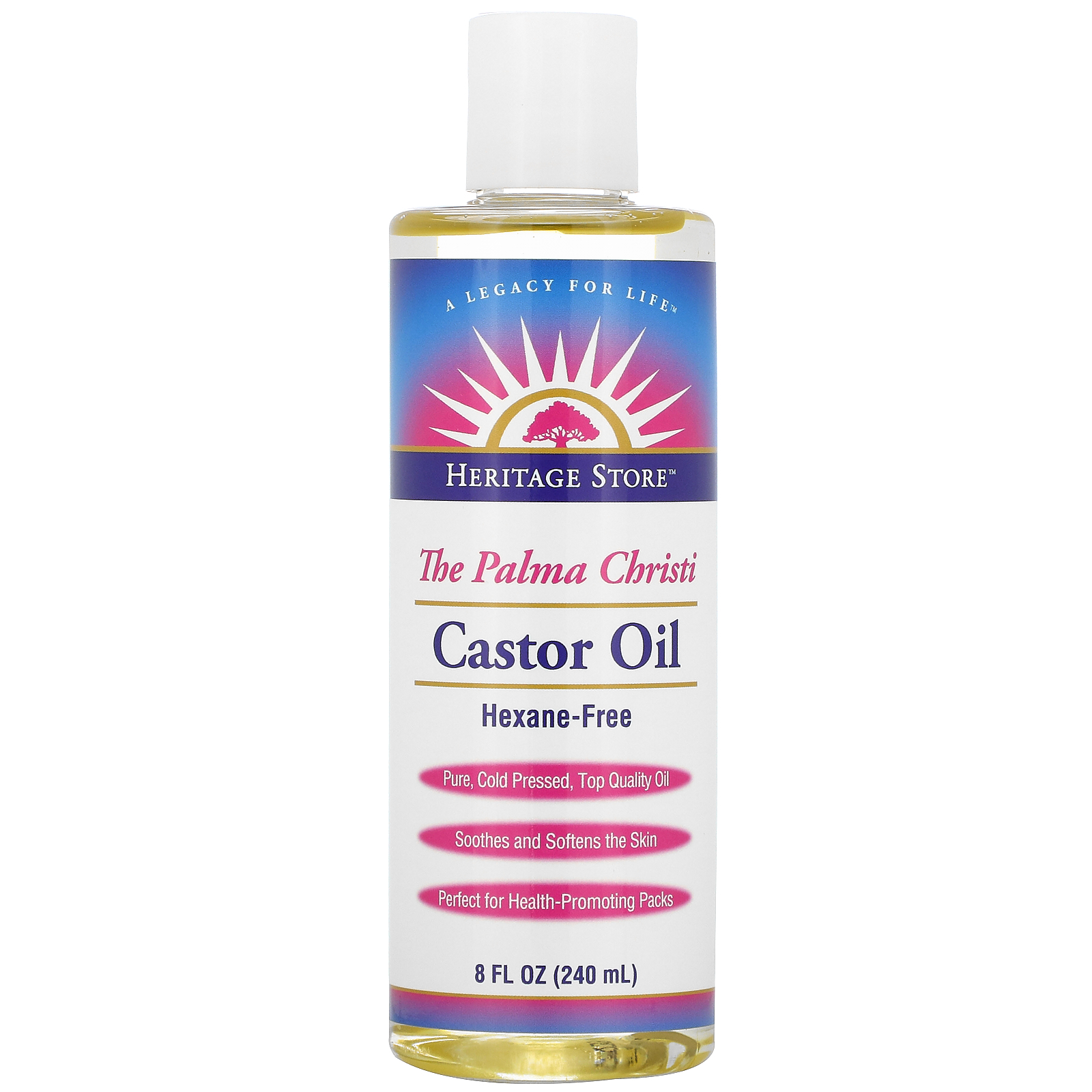 Heritage Store, The Palma Christi, Castor Oil, 8 fl oz (240 ml) iHerb