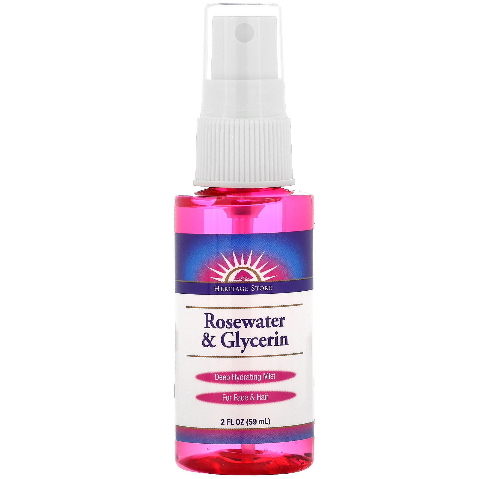 Heritage Store, Rosewater & Glycerin, 2 fl oz (59 ml) iHerb