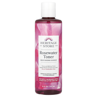Heritage Store, Rosewater toner, 8 fl uncia (237 ml)