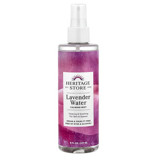 Heritage Store, Lavender Water, Calming Mist, 8 fl oz (237 ml)