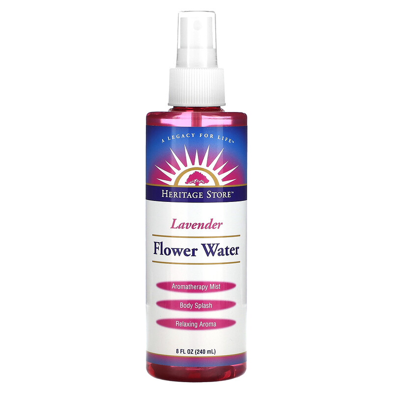 Heritage Store, Flower Water, Lavender, 8 fl oz (240 ml)