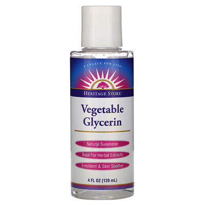 

Heritage Store Vegetable Glycerin 4 fl oz (120 ml)