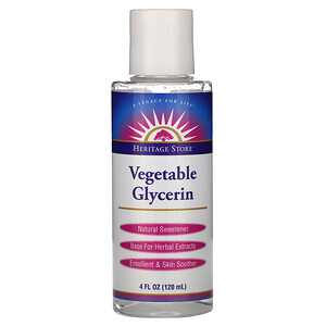 Отзывы о Хэритадж Продактс, Vegetable Glycerin, 4 fl oz (120 ml)