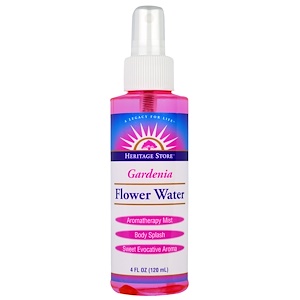 Отзывы о Хэритадж Продактс, Gardenia, Flower Water, Atomizer Mist Sprayer, 4 fl oz (120 ml)