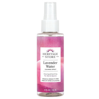Heritage Store, Lavender Water, Calming Spray, 4 fl oz (118 ml)