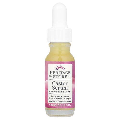 Heritage Store, Castor Serum, Rizinusserum, 12,5 ml (0,42 fl. oz.)