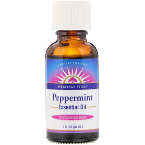 Отзывы о Хэритадж Продактс, Essential Oil, Peppermint, 1 fl oz (30 ml)