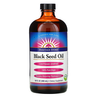 Heritage Store, Black Seed Oil, 16 fl oz (480 ml)