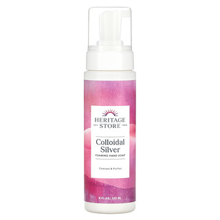 Heritage Store, Colloidal Silver, Foaming Hand Soap, 8 fl oz (237 ml)