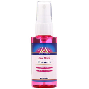 Отзывы о Хэритадж Продактс, Rosewater, Atomizer Mist Sprayer, Rose Petals, 2 fl oz (59 ml)