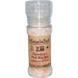Купить HimalaSalt, Розовая морская соль, перезаправляемая мельничка, 4 унции (113 г)  на IHerb
