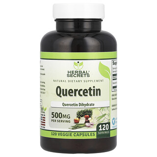 Herbal Secrets, Quercetin, 500 mg, 120 Veggie Capsules