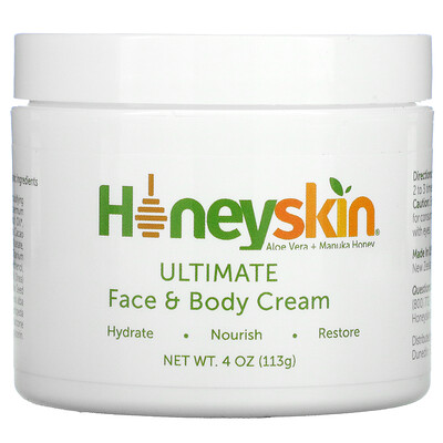 

Honeyskin, Ultimate Face & Body Cream, 4 oz (113 g)