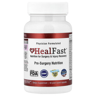 HealFast, Pemakanan Sebelum Pembedahan, 40 Kapsul Berasaskan Tumbuhan