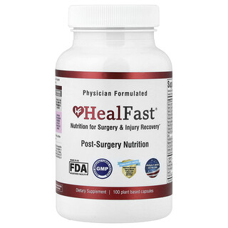 HealFast, Post-Surgery Nutrition, 100 Plant Based Capsules