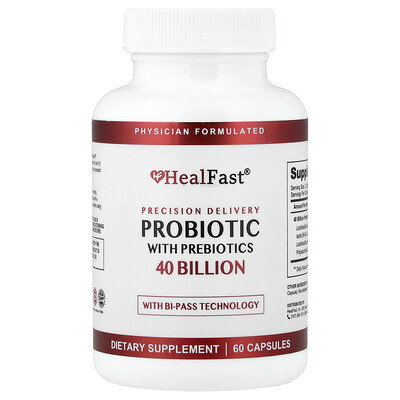 Product Image for HealFast, Probiotic With Prebiotics, 60 Capsules