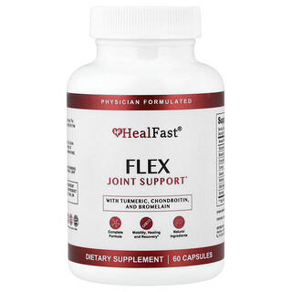 HealFast, Flex, Refuerzo para las articulaciones, 60 cápsulas