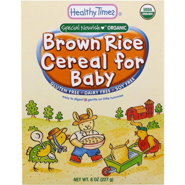 brown rice cereal baby