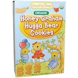 Healthy Times, Печенье Hugga Bear, медовое печенье, 6.5 унций (182 г)