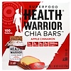 Health Warrior, Inc., Superfood батончики Chia, яблоко и корица, 5 батончиков, 0.88 унций (25 г)