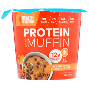 Отзывы о Хэлс Вариор, Protein Mug Muffin, Peanut Butter Chocolate Chip, 2.01 oz (57 g)