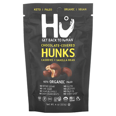 

Hu Chocolate-Covered Hunks Cashews + Vanilla Bean 4 oz (113 g)