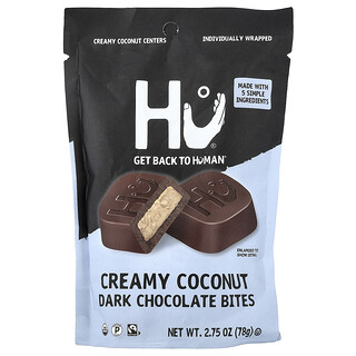 Hu, Dark Chocolate Bites, Creamy Coconut, 2.75 oz (78 g)