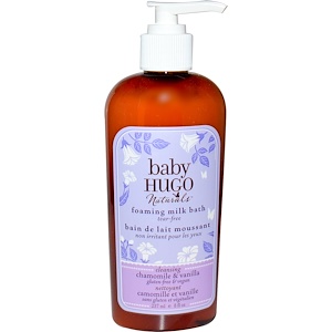 Hugo Naturals, Baby, детская молочная пена для ванны, ромашка и ваниль, 237 мл