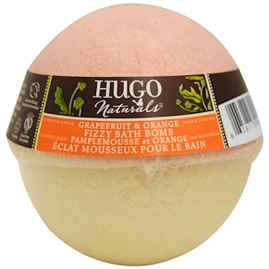 Отзывы о Хьюго Нэчуралс, Fizzy Bath Bomb, Grapefruit & Orange, 6 oz (170 g)