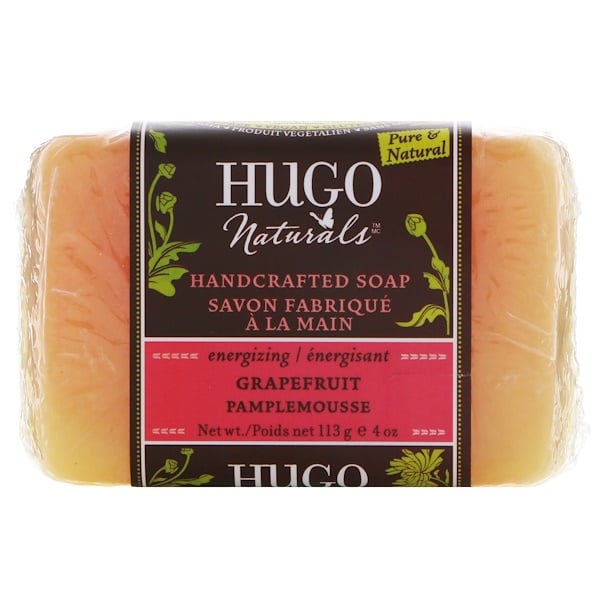 Hugo Naturals, Мыло ручной работы, грейпфрут, 4 унции (113 г)
