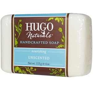 Хьюго Нэчуралс, Handcrafted Soap, Unscented, 4 oz (113 g) отзывы