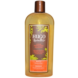 Hugo Naturals, Шампунь для защиты окрашенных волос, манго, 12 жидк. унц. (355 мл)
