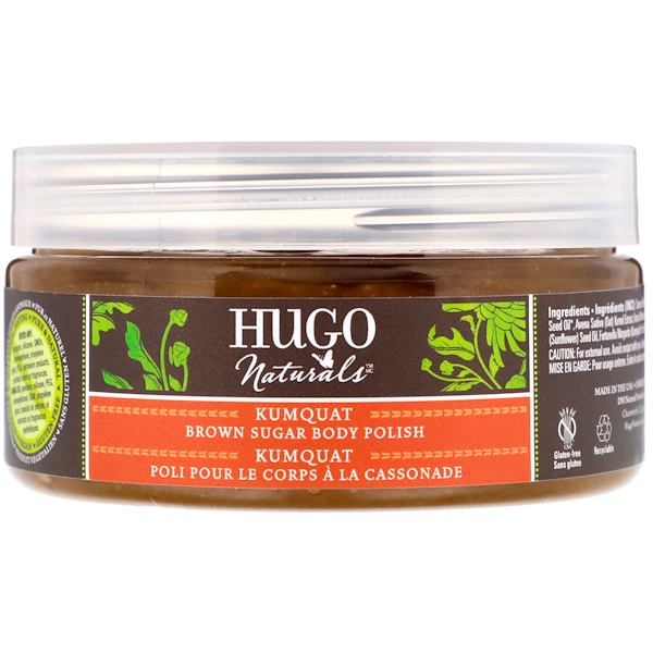 Hugo Naturals, Brown Sugar Body Polish, Kumquat, 9 oz (255 g) (Discontinued Item) 