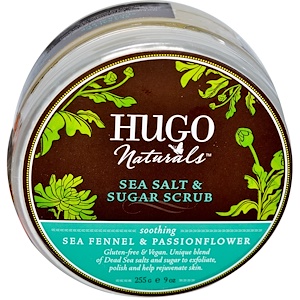 Отзывы о Хьюго Нэчуралс, Sea Salt & Sugar Scrub, Sea Fennel & Passionflower, 9 oz (255 g)