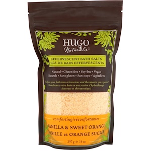 Отзывы о Хьюго Нэчуралс, Effervescent Bath Salts, Vanilla & Sweet Orange, 14 oz (397 g)