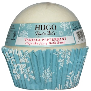 Отзывы о Хьюго Нэчуралс, Cupcake Fizzy Bath Bomb, Vanilla Peppermint, 6 oz (170 g)