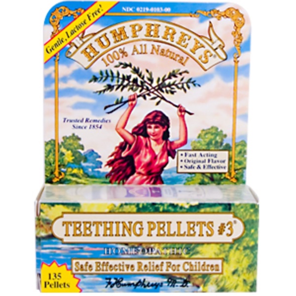 Humphrey's, Teething Pellets 3, 135 Pellets iHerb