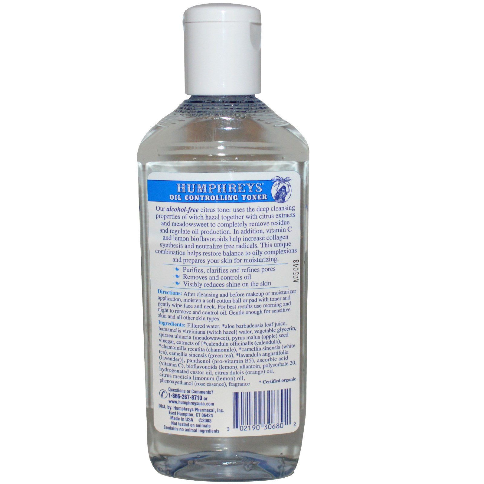 Humphreys Homeopathic Remedy Witch Hazel Facial Toner Citrus - 8 Fl Oz Missha Misa Gumsul Jin Cream 50ml