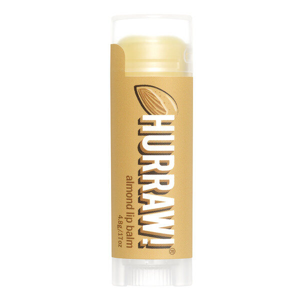 Hurraw! Balm‏, Lip Balm, Almond, .15 oz (4.3 g)