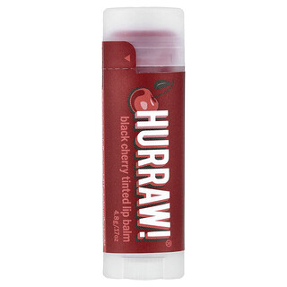 Hurraw! Balm, Tinted Lip Balm, Black Cherry, 0.17 oz (4.8 g)