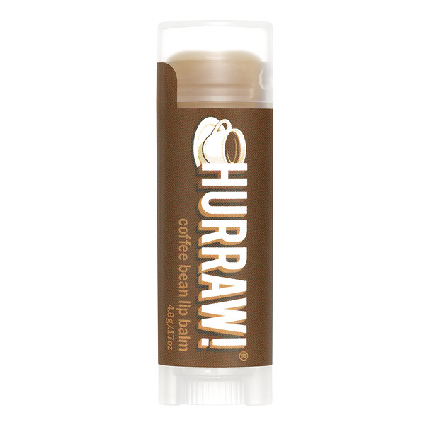 Hurraw! Balm‏, Lip Balm, Coffee Bean, .15 oz (4.3 g)