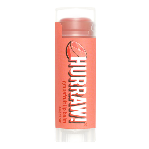 Hurraw! Balm‏, Lip Balm, Grapefruit, .15 oz (4.3 g)