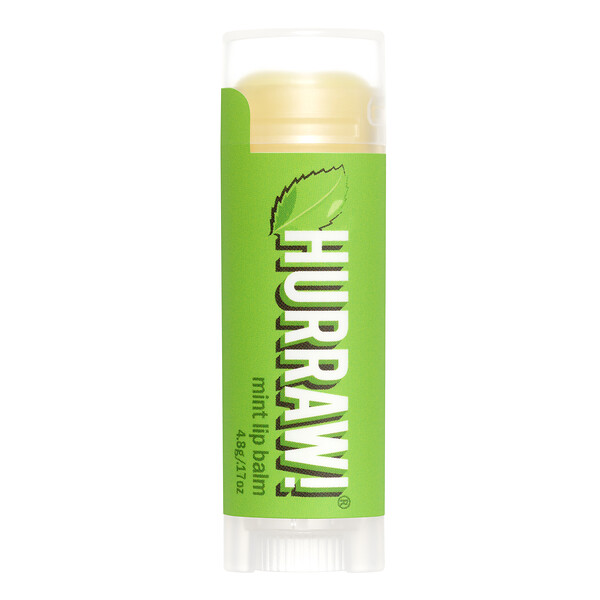 Hurraw! Balm‏, Lip Balm, Mint, .17 oz (4.8 g)