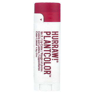 Hurraw! Balm, PlantColor™，唇彩，No 2，0.17 盎司（4.8 克）