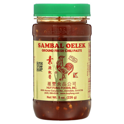 

Huy Fong Foods Inc. Sambal Oelek паста из свежего молотого чили 226 г (8 унций)