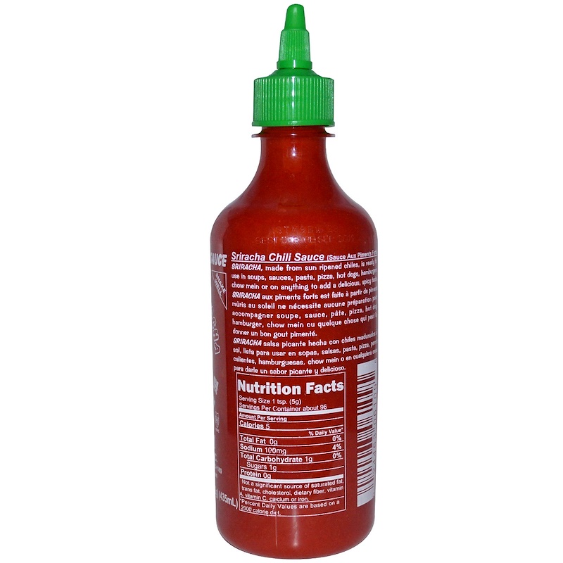 Huy Fong Foods Inc Sriracha Hot Chili Sauce 17 Oz 482 G Iherb