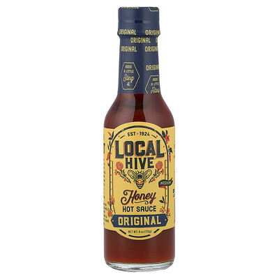 Local Hive, Salsa picante con miel, Original, Mediana, 172 g (6 oz)